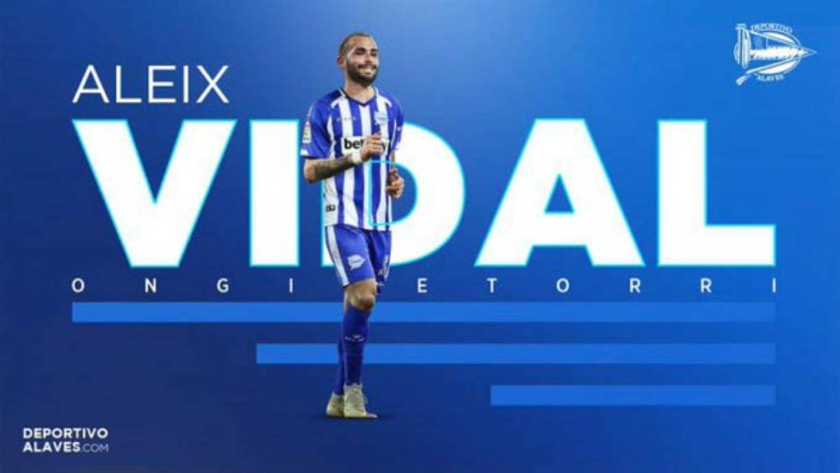 OFICIAL: El Alavés de España ha fichado al lateral Aleix Vidal por una temporada. Llega procedente del Sevilla, anteriormente militó en el FC Barcelona.