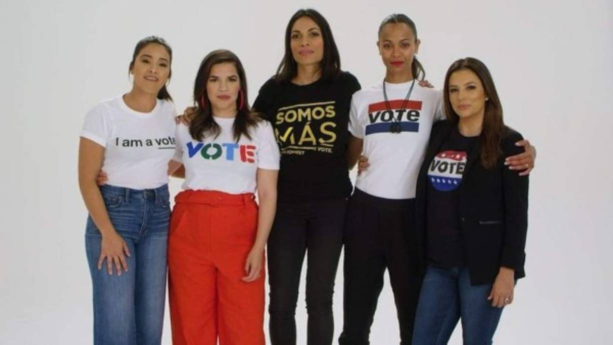 Una ola de famosos salió a cumplir su deber cívico para elegir a los futuros congresistas de Estado Unidos y hacer la guerra a Donald Trump.