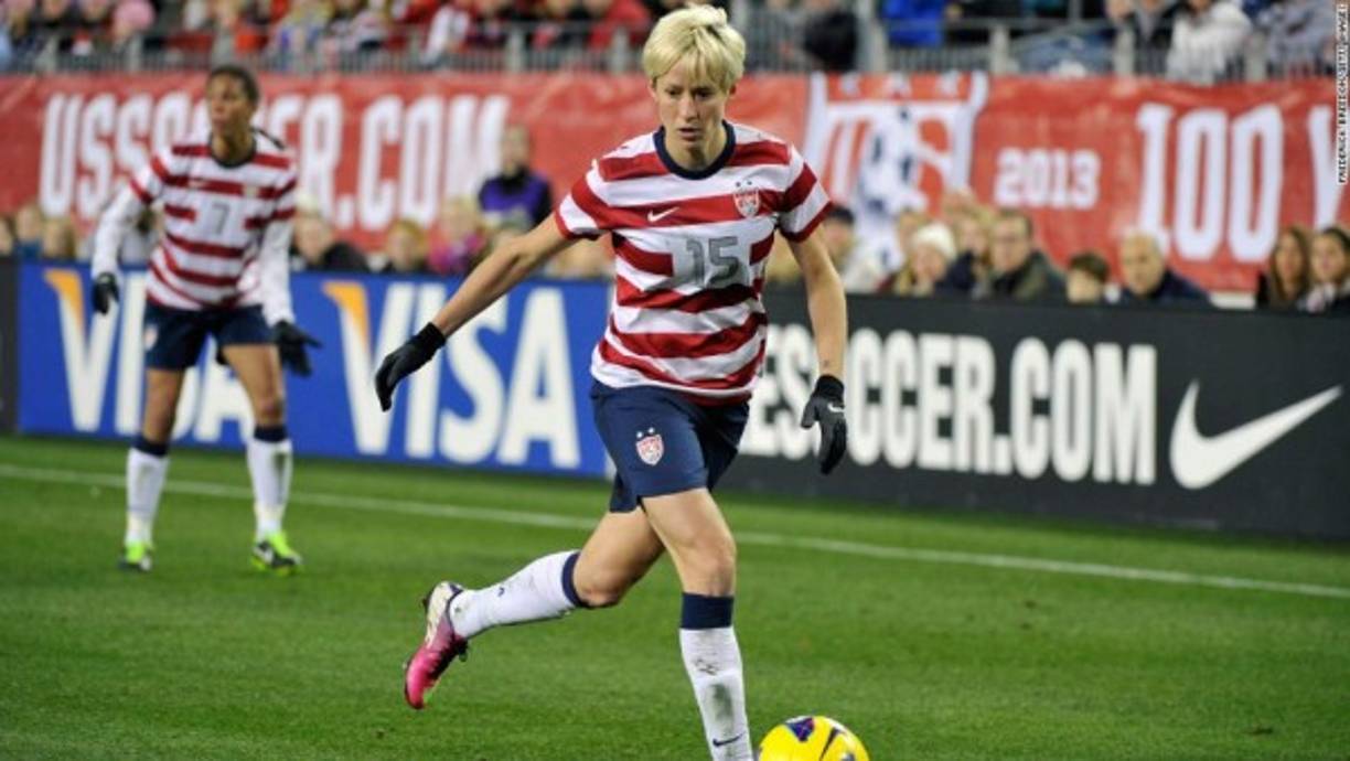 En 2012, la futbolista estadounidense Megan Rapinoe confirmó a la revista 'Out' que era lesbiana.