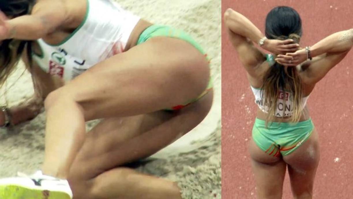 La deportista lusa tiene un llamativo cuerpo que roba miradas.