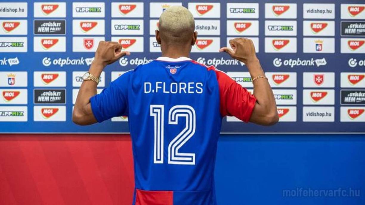 El futbolista llevará la camisa 12 y en el club húngaro lo presentaron como uno de los internacionales con la Selección de Honduras.