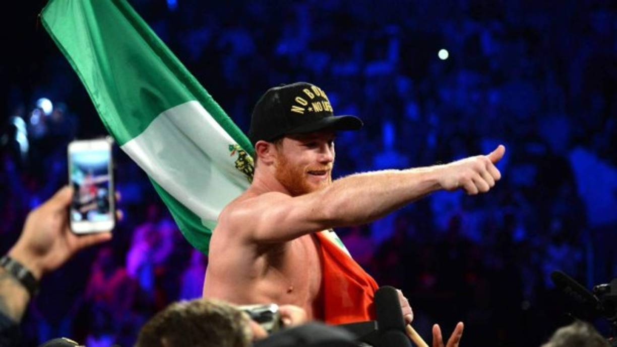 4. Saúl 'Canelo' Álvarez: El mexicano, actual campeón mundial de la Super WBA, del WBC, de la IBF y de The Ring del peso mediano, ganó en el último año 94 millones de dólares.