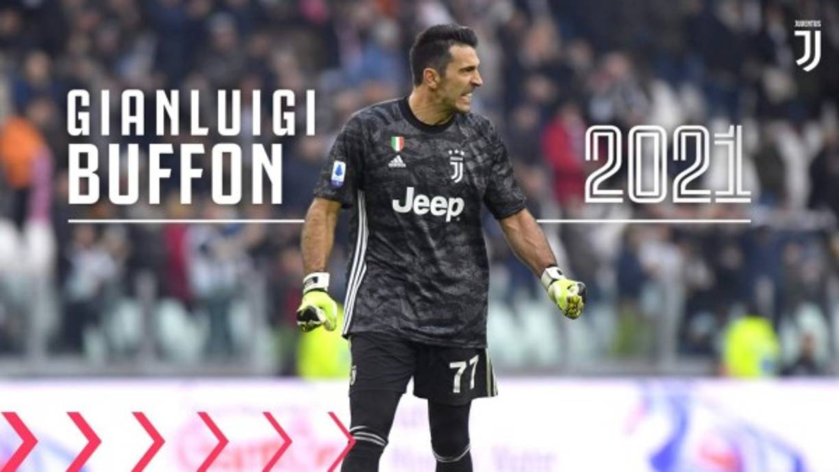 La Juventus ha anunciado la renovación del veterano portero Gianluigi Buffon (42 años), que continuará vinculado al club italiano hasta el 30 de junio de 2021.<br/><br/>En su vuelta a la Juventus tras militar en el PSG, Buffon ejerce habitualmente el rol de portero suplente, pero aún así ha disputado 13 partidos esta temporada y ha igualado a Paolo Maldini como el futbolista con más partidos en la historia de la Serie A (647).