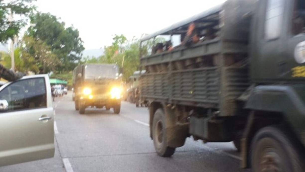 El vocero militar aseguró que el trabajo de inspección y registro fue ordenado por una instancia superior.