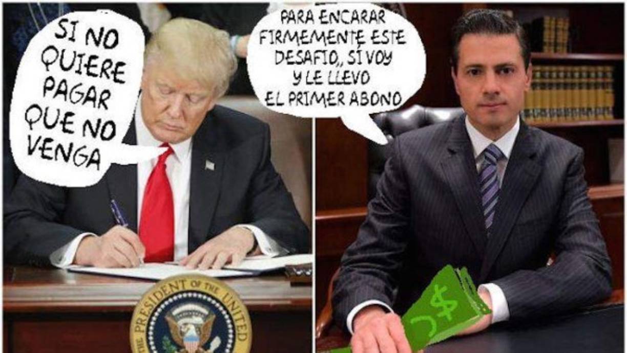 Trump presionó a Peña para cancelar la reunión.