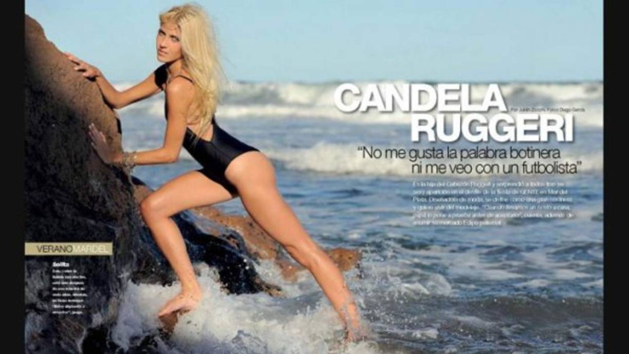 Candela Ruggeri es modelo en Argentina.