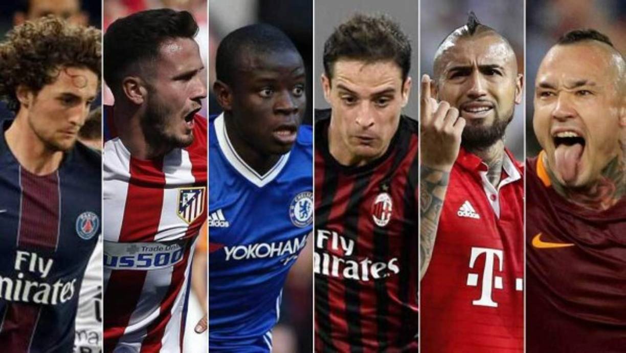 Aunque el PSG no lo quiere vender, Marco Verratti ya ha dicho que se quiere marchar. Y L'Equipe ha publicado una lista con los posibles sustitutos del italiano. Son seis. Rabiot, que sería la opción interna, un jugador que ya está en la plantilla; Bonaventura, del Milan; Vidal, del Bayern Munich; N'Golo Kanté, del Chelsea; Saúl, del Atlético; y Nainggolan, de la Roma.