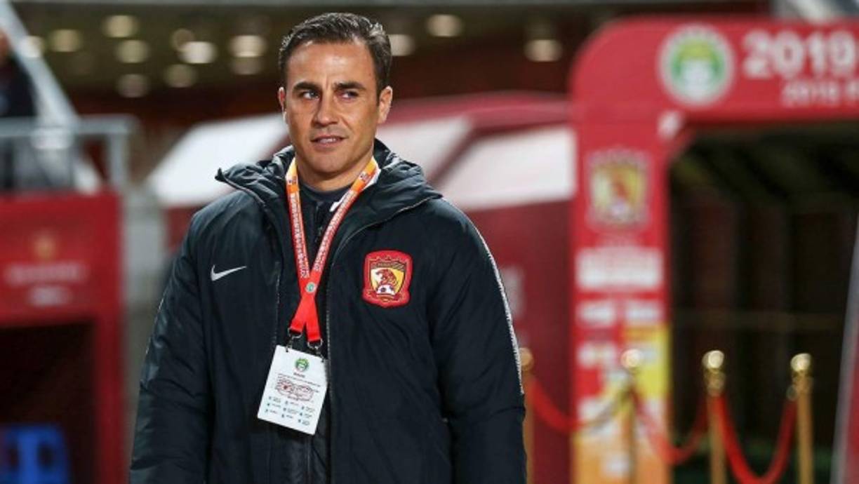 El italiano Fabio Cannavaro es actualmente el entrenador del Guangzhou Evergrande.