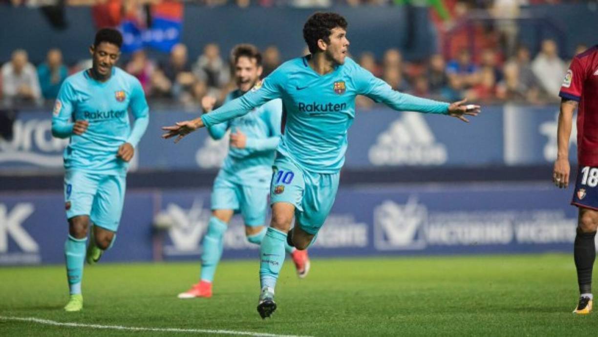 El FC Barcelona B que milita en la segunda de España y en donde juega el delantero hondureño Anthony Lozano.