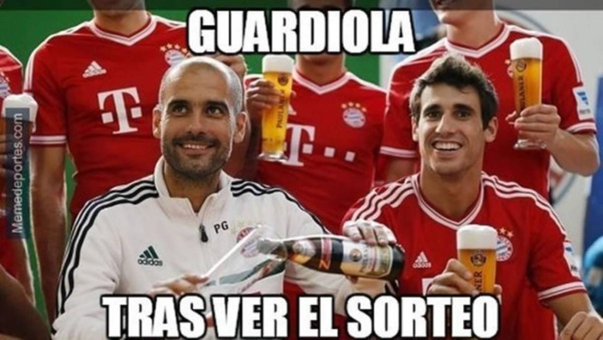 El Bayern Múnich también recibe burlas, le tocó el Benfica.