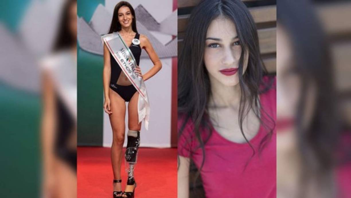 El próximo lunes desfilará en la final de Miss Italia. Es la primera aspirante en hacerlo en este concurso de belleza en el país.