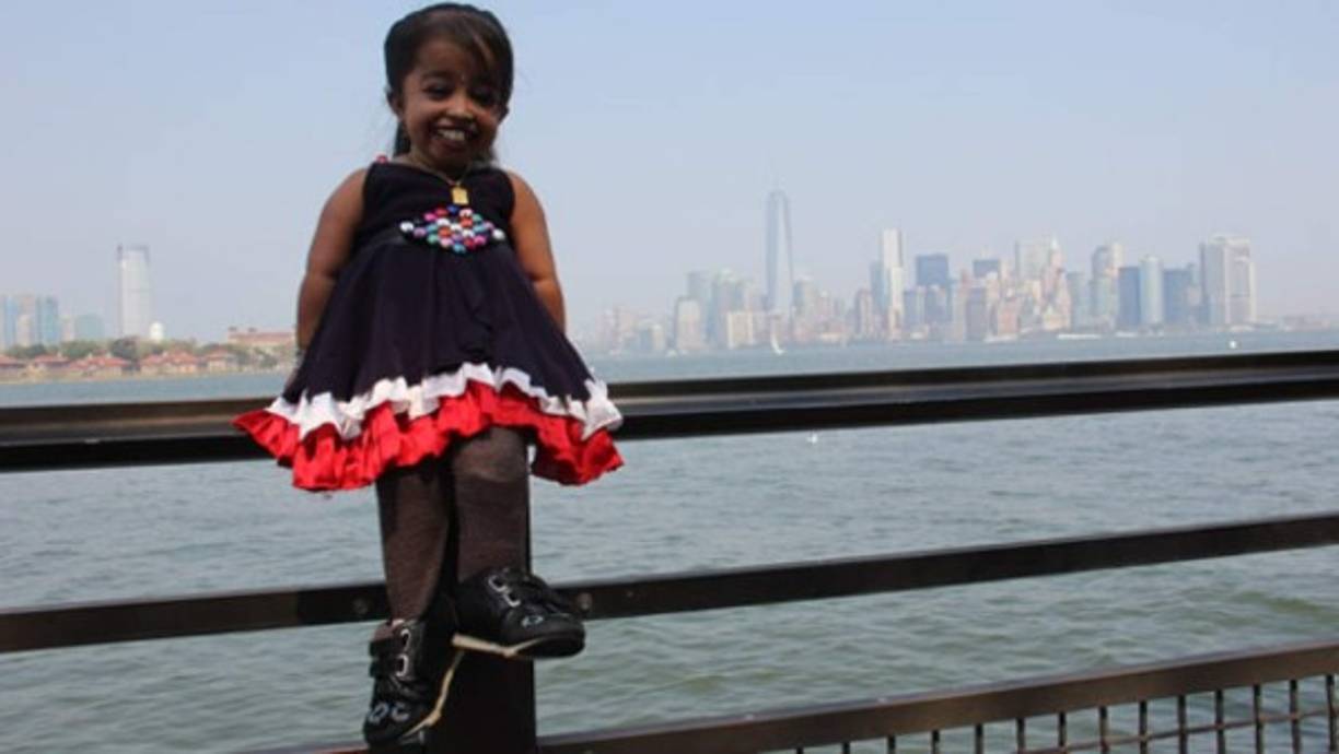 Jyoti Amge en Nueva York en 2013.