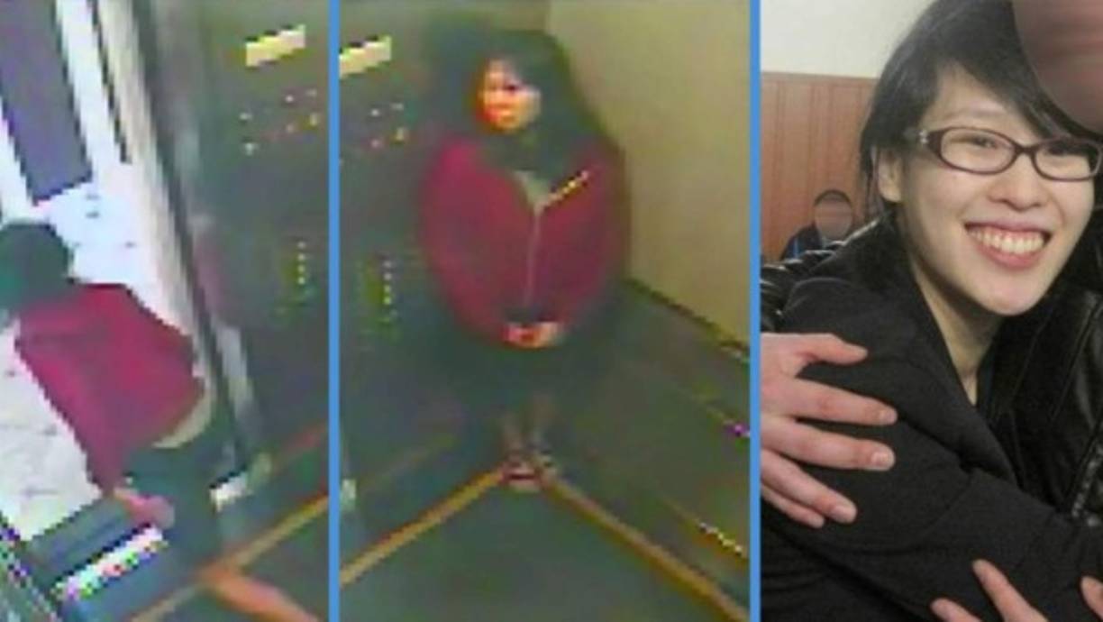 Las imágenes, capatadas la noche del 30 de enero de 2013, muestran a Elisa entrar al ascensor de manera agitada, como si alguien la estuviese siguiendo. Selecciona varios pisos a la vez y se esconde en una de las esquinas pero las puertas del elevador nunca se cierran.