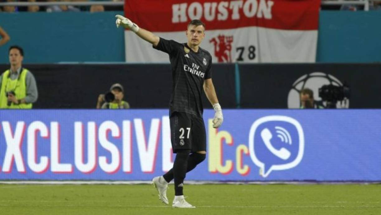 Andriy Lunin:El portero ucraniano dejaría al Real Madrid luego de que Keylor Navas no se mueve del club blanco.