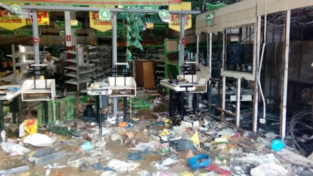 Los actos vandálicos estuvieron a la orden del día.