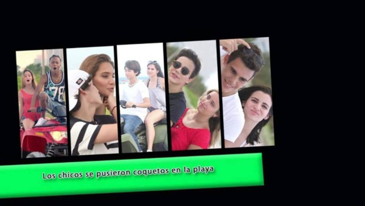 Aaron Bodden en el video que realizó con sus compañeros de La Banda.