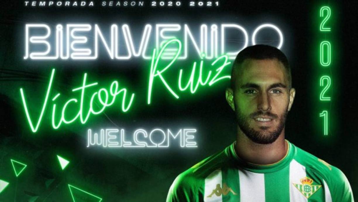 El Real Betis ha fichado al defensa central Víctor Ruiz, quien llega como agente libre procedente del Besiktas. Firma por una temporada.