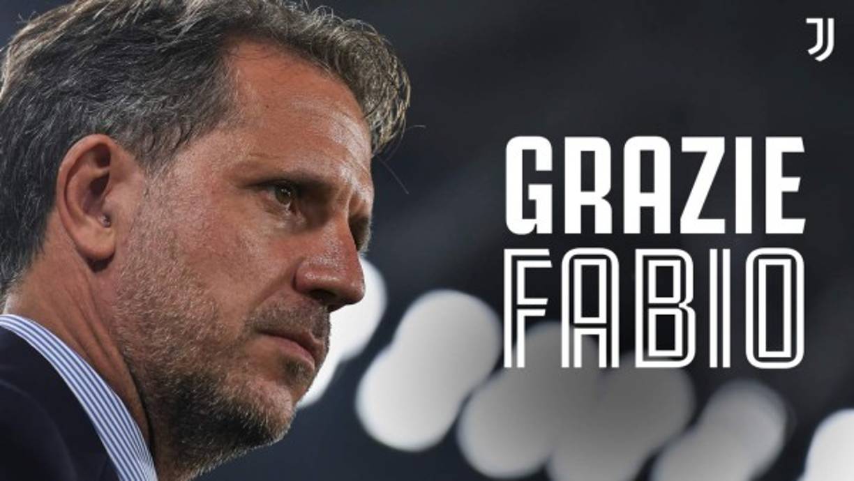 La Juventus confirmó que no será renovado el contrato del director deportivo, Fabio Paratici, quien abandonará la institución turinesa después de once años en el cuadro italiano. Foto Juventus Twitter.