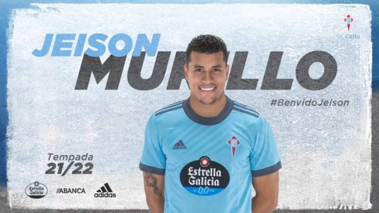 El Celta de Vigo obtiene la cesión del central colombiano Jeison Murillo (29 | #Sampdoria) por una temporada con opción de compra. Foto Twitter Celta.