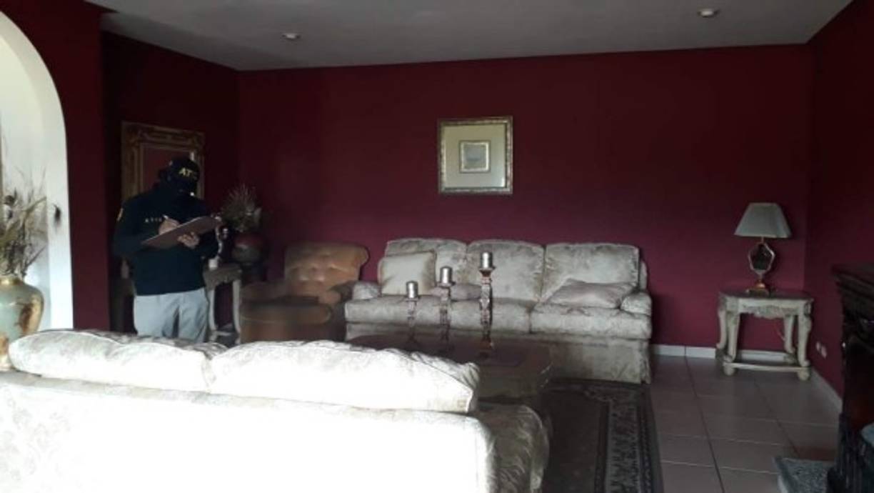 Residencia propiedad de Medardo de Jesús Mejía Rodríguez fue asegurada en colonia Loma Linda de Tegucigalpa.