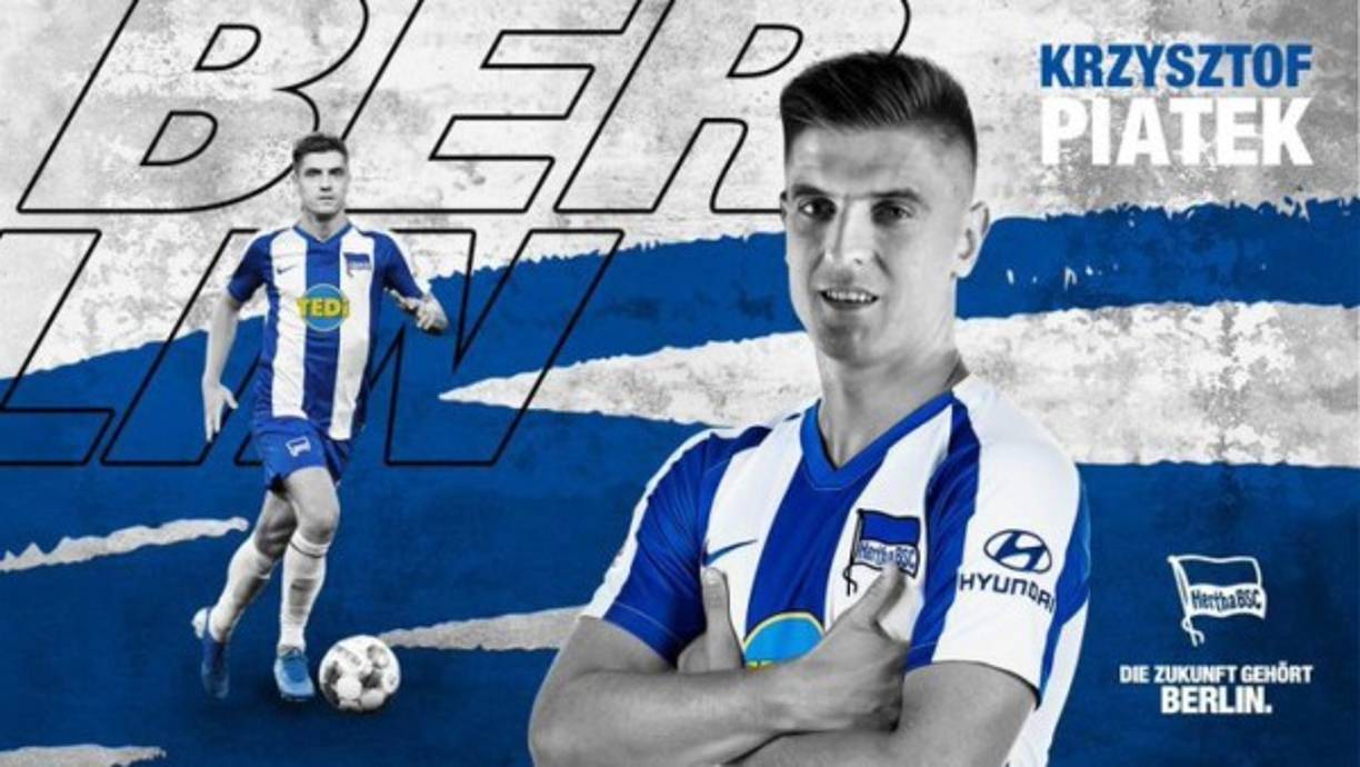 Oficial. Krzysztof Piatek, refuerzo de lujo para el Hertha de Berlín. El delantero polaco aterriza en la Bundesliga procedente del AC Milan. El monto de la operación asciende a los 27 millones de euros.