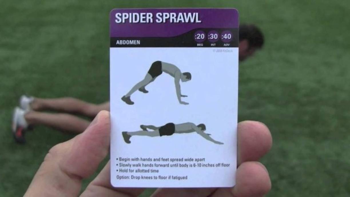 FitDeck: Estos visionarios han creado una baraja de cartas para hacer deporte, en la que se explica, con ilustraciones y todo, las posturas del cuerpo que hay que adoptar y los distintos ejercicios para rebajar la tripa. Es muy fácil: sólo hay que venderlas al módico precio de 18,95 dólares, y en un año se consiguen unas ventas de 4,7 millones de dólares.