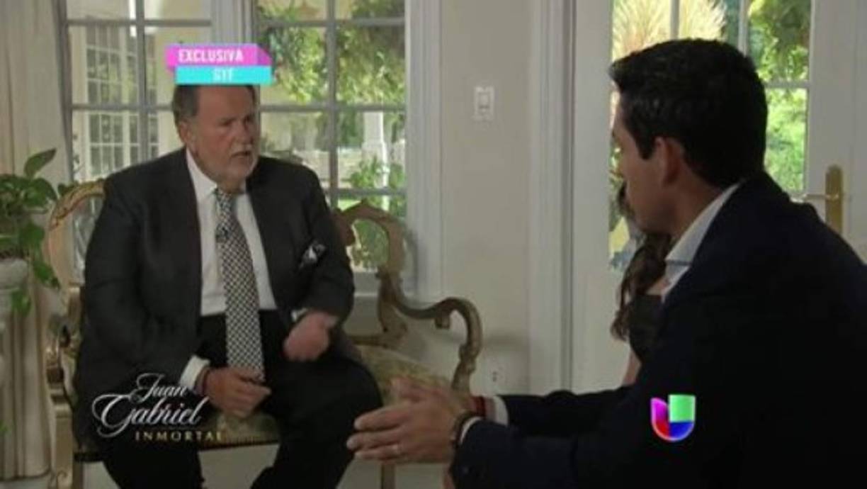 Raúl de Molina con Iván Gabriel.