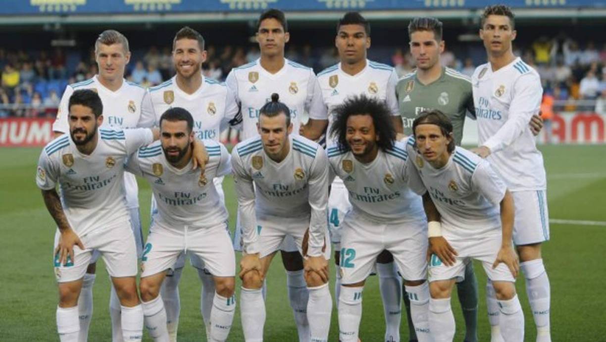 Este fue el once de Zidane en el último partido contra Villarreal esta temporada (2017-18). Si nos fijiamos, quitando a Keylor Navas, el único posibe titular para Kiev que no jugó fue Karim Benzema, que entró al terreno de juego en la segunda parte.