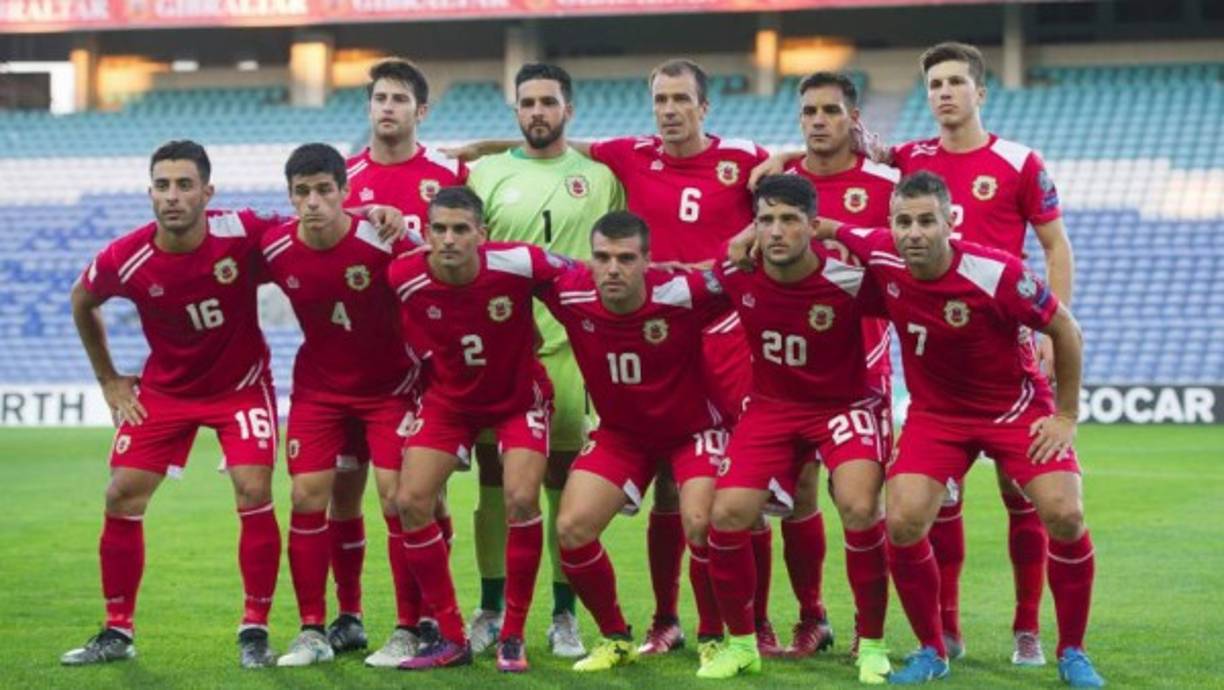 La Selección de Fútbol de Gibraltar (miembro de la UEFA) se encuentra en el puesto 195 del ranking mundial de la FIFA en 2019.