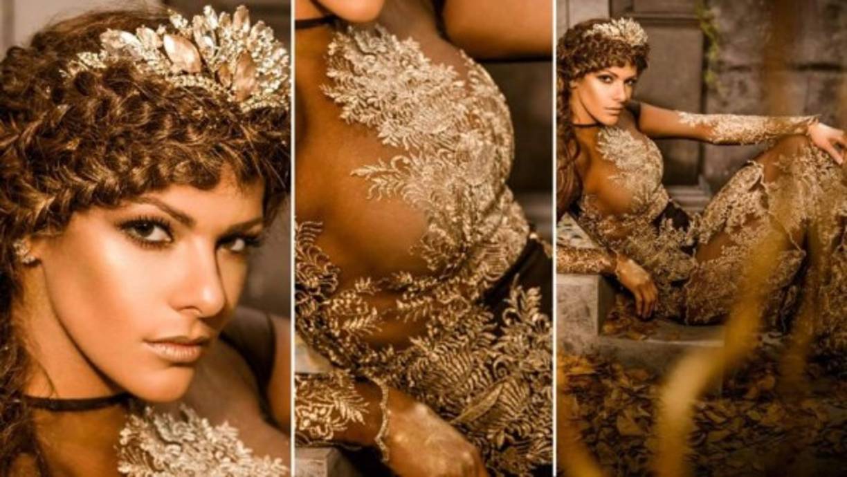 Nathalia Casco lució elegante y dominante en el photoshoot.