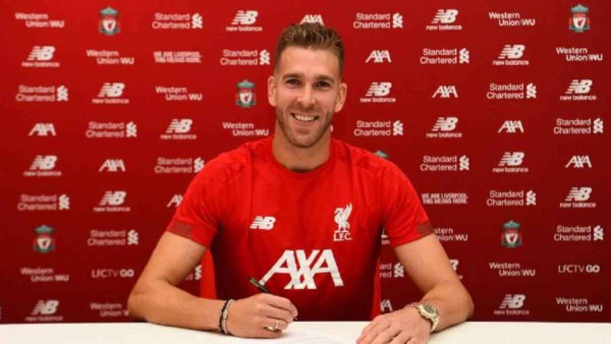 Adrián San Miguel: El portero español ha sido fichado por el Liverpool. El arquero firma por dos temporadas con opción a otra más, llega procedente del West Ham.
