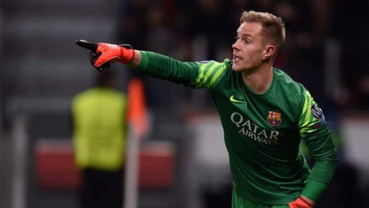 Ter Stegen: Será el portero titular del FC Barcelona ante el Lyon en Francia.