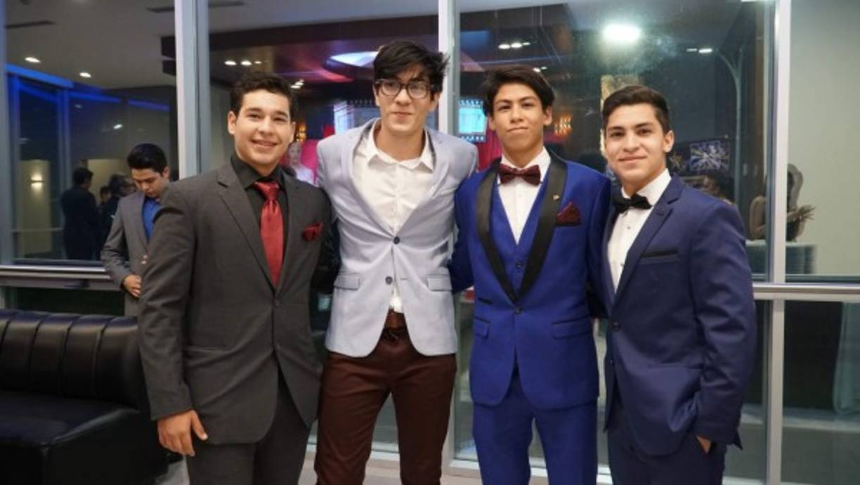 Carlos García, Randall Paredes, Daniel Villamil y Hugo Ramírez.