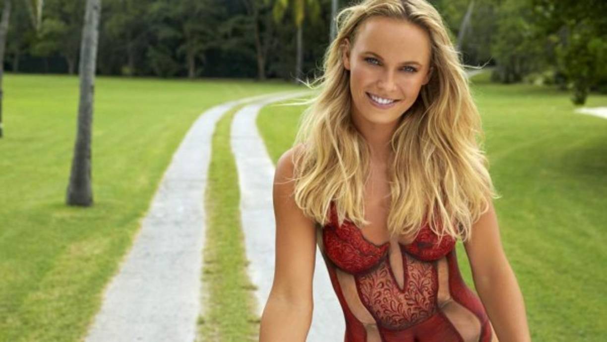 “Me lo pasé genial, esto fue tan divertido. Me encanta mi pintura corporal. Esto ha sido una experiencia increíble”, dijo Caroline Wozniacki.