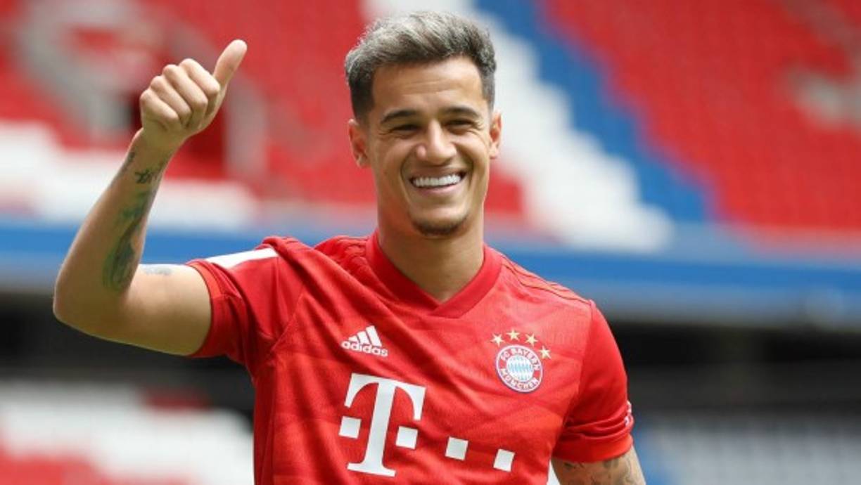 24. Philippe Coutinho (27 años) - El extremo brasileño del Bayern Munich, cedido por el FC Barcelona, tiene un valor de mercado de 90 millones de euros.