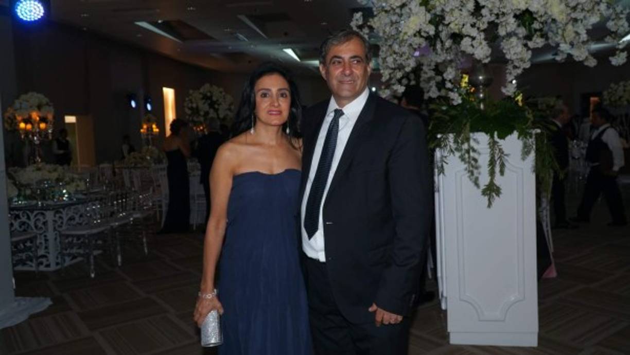 Hellen y Karim Qubain.