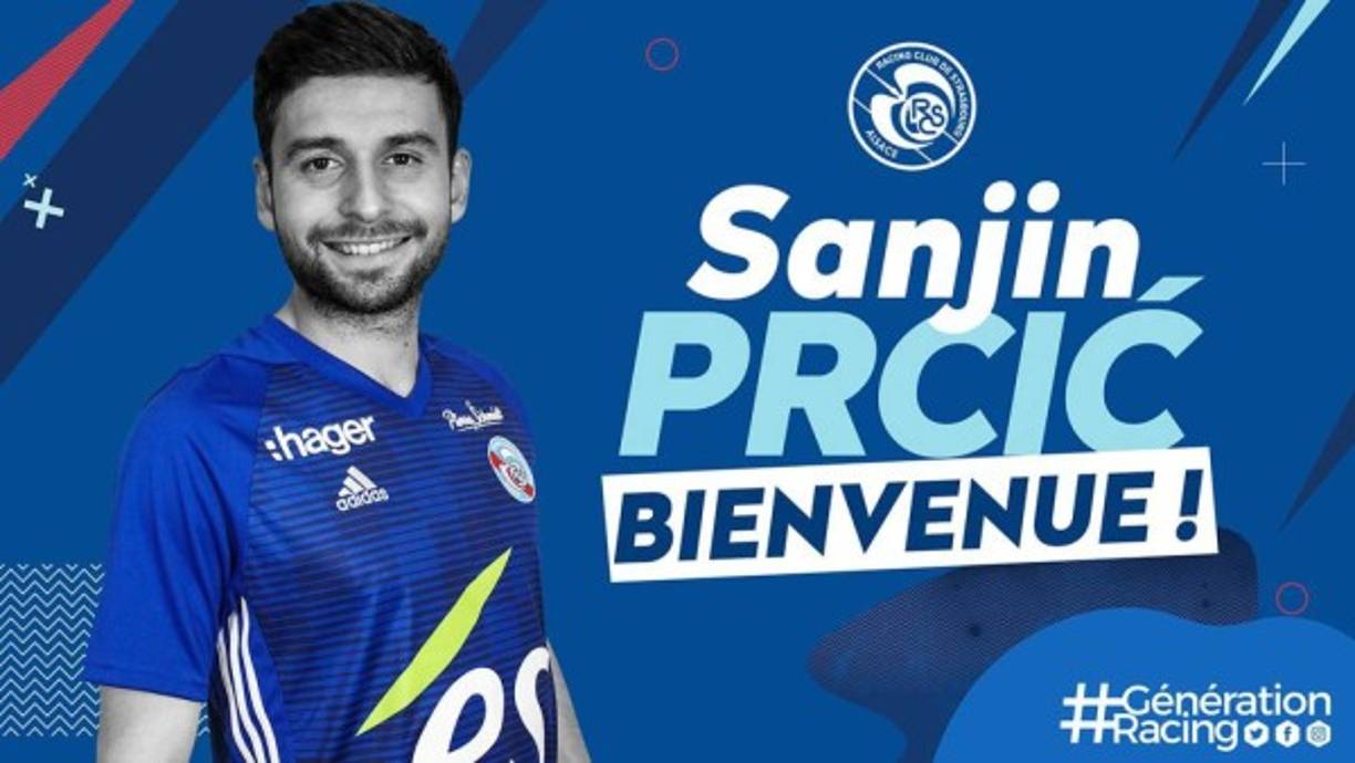 El Estrasburgo de Francia obtiene la cesión del mediocentro bosnio Sanjin Prcic hasta final de temporada. Llega del Levante de España.