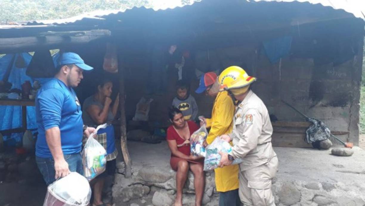 Copeco ha auxiliado a varias familias que se encuentran en zonas de riesgo en Copán.