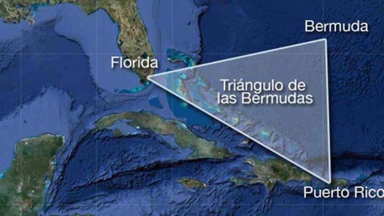 EL TRIÁNGULO DE LAS BERMUDAS.<br/>Esta región del océano Atlántico entre Florida, Puerto Rico y la isla de Bermuda es famosa por las numerosas desapariciones de barcos y aviones supuestamente reportadas en ella. Las explicaciones incluyen de todo, desde extraterrestres hasta portales a otras dimensiones, pasando por extraños monstruos marinos.