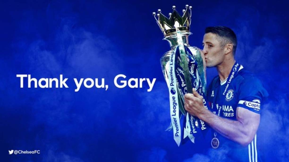 El Chelsea ha anunciado de manera oficial el adió de uno de sus capitanes, el central inglés Gary Cahill.
