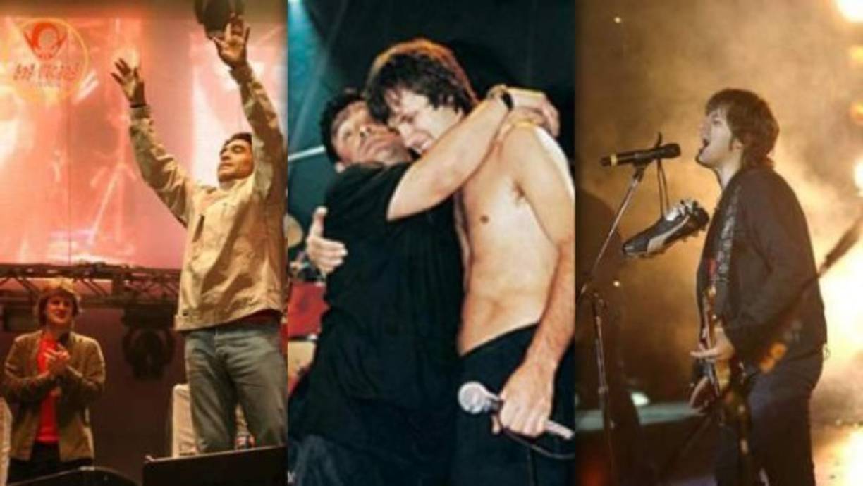 El vocalista del grupo musical 'Los Piojos' tiene el privilegio de tener los últimos botines que usó Maradona como jugador de Boca Juniors.