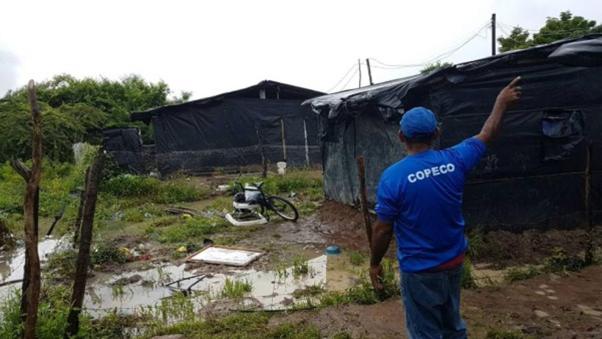 Las comunidades aledañas al río Goascorán han sido afectadas por las tormentas.