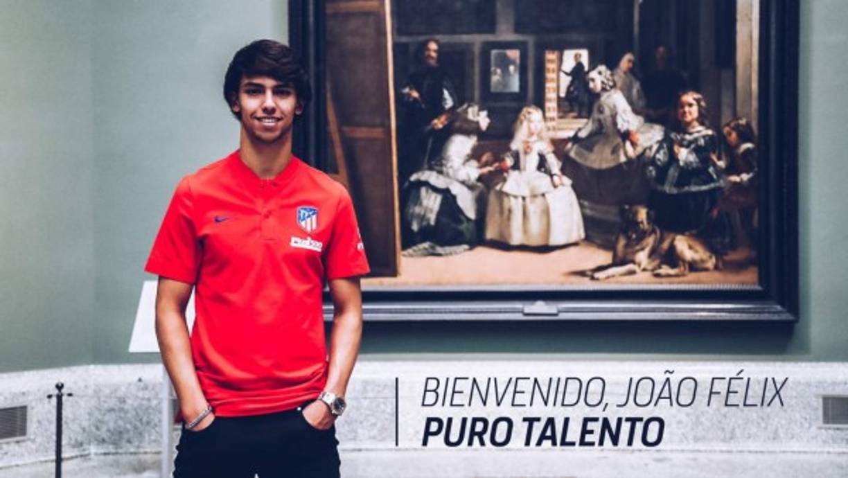 El Atlético de Madrid completó este miércoles el fichaje del portugués Joao Félix, procedente del Benfica, por el que pagará 126 millones de euros, contando los seis millones de costes financieros por el pago aplazado, anunciado por el club luso. Es el fichaje más caro de la historia colchonera.