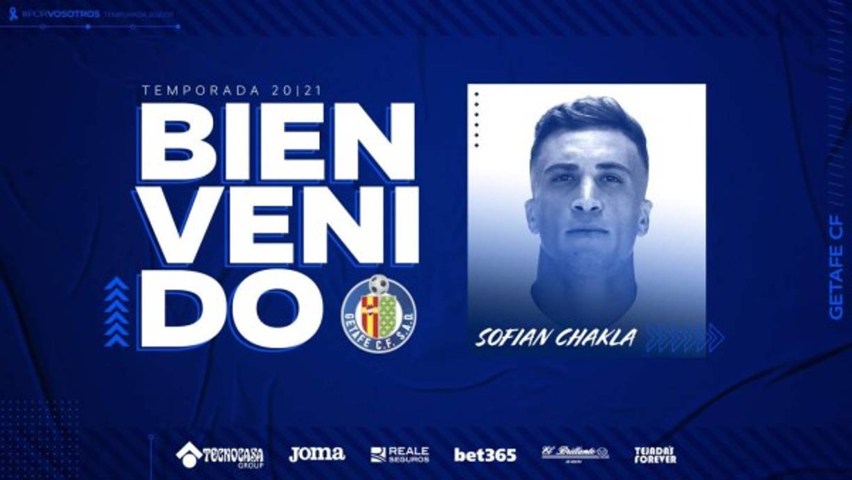 Villarreal y Getafe han llegado a un acuerdo para la cesión del central marroquí Soufiane Chakla, que jugará en el club azulón hasta el próximo 30 de junio. El cuadro madrileño se guarda una opción de compra a final de temporada.