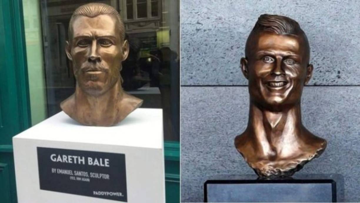 La escultura de Bale ha generado diversos comentarios.