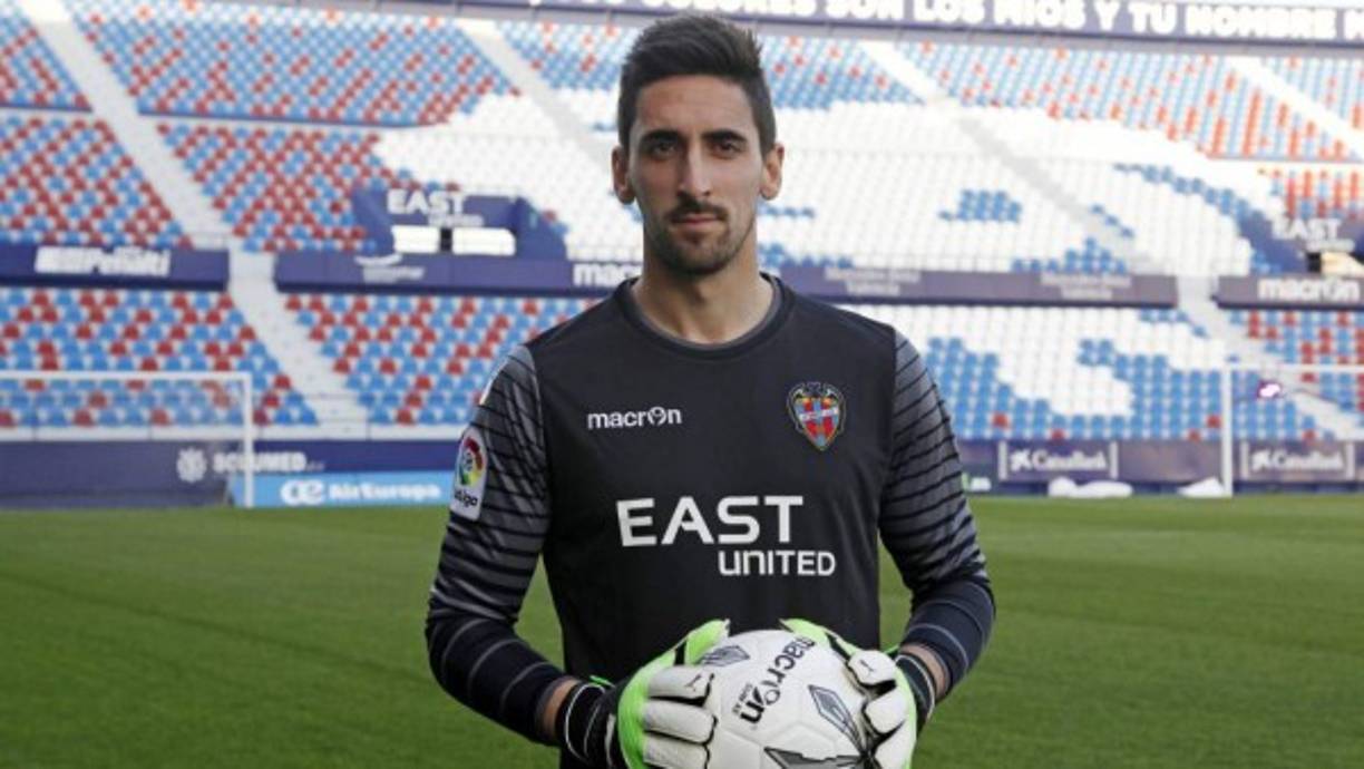 El portero Oier Olazábal (Levante, España).