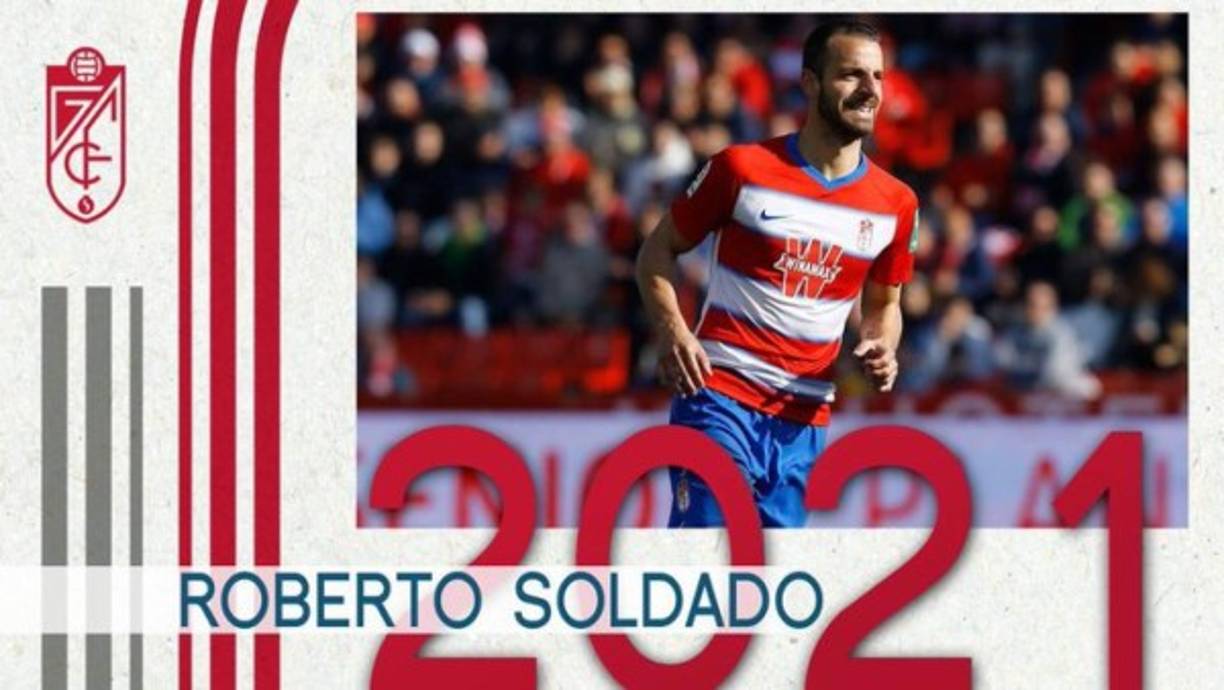 Roberto Soldado continuará una temporada más en el Granada tras firmar su renovación. El delantero se ha convertido en uno de los pilares de la plantilla rojiblanca desde su incorporación el verano pasado, siendo elegido por sus compañeros como uno de los cuatro capitanes.<br/><br/>Con el Granada ha jugado 39 partidos en los que ha marcado 11 goles y siete asistencias. Ha sido el segundo maximo goleador del equipo y segundo máximo asistente.