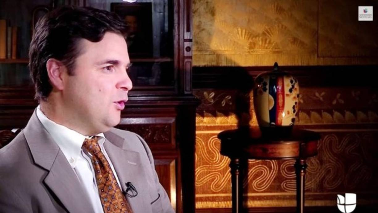 El hondureño Ricardo Zúñiga durante una entrevista con Univision.
