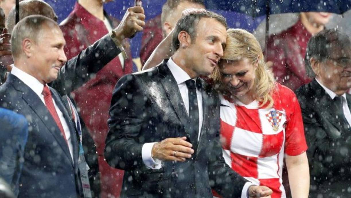 El mundial sirvió para que la presidenta de Croacia fortaleciera relaciones con las potencias como Rusia y Francia.