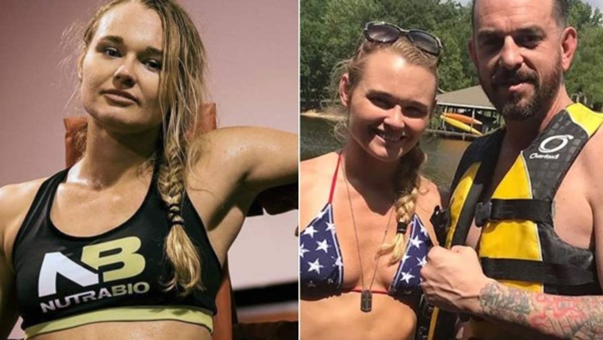 La actitud del marido de la peleadora no sorprende a quienes ya lo habían denunciado mediáticamente por tener un tatuaje nazi, una esvástica en su brazo izquierdo.